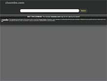 Tablet Screenshot of cluembo.com